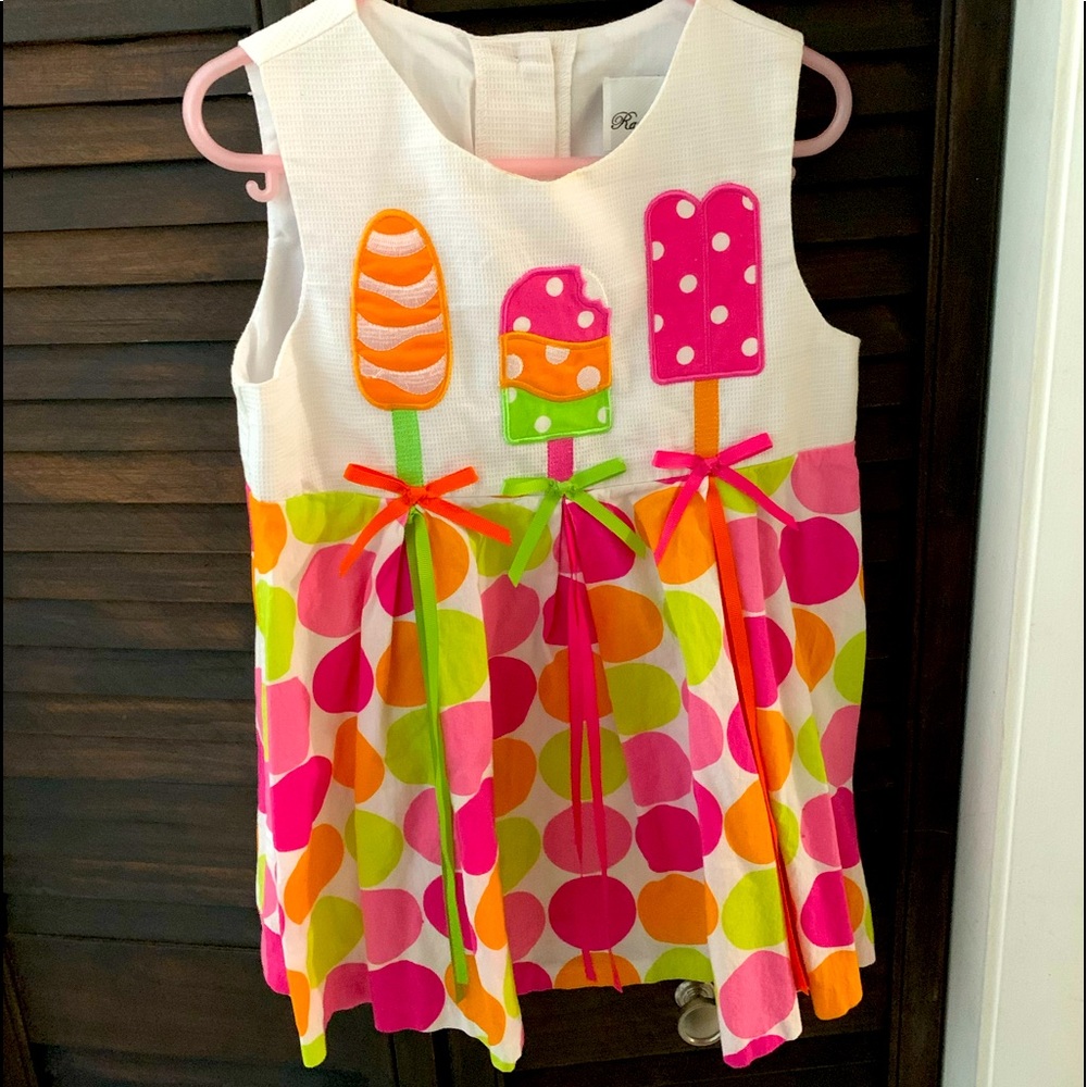 Rare Editions Summer Dress w Popsicle design size6